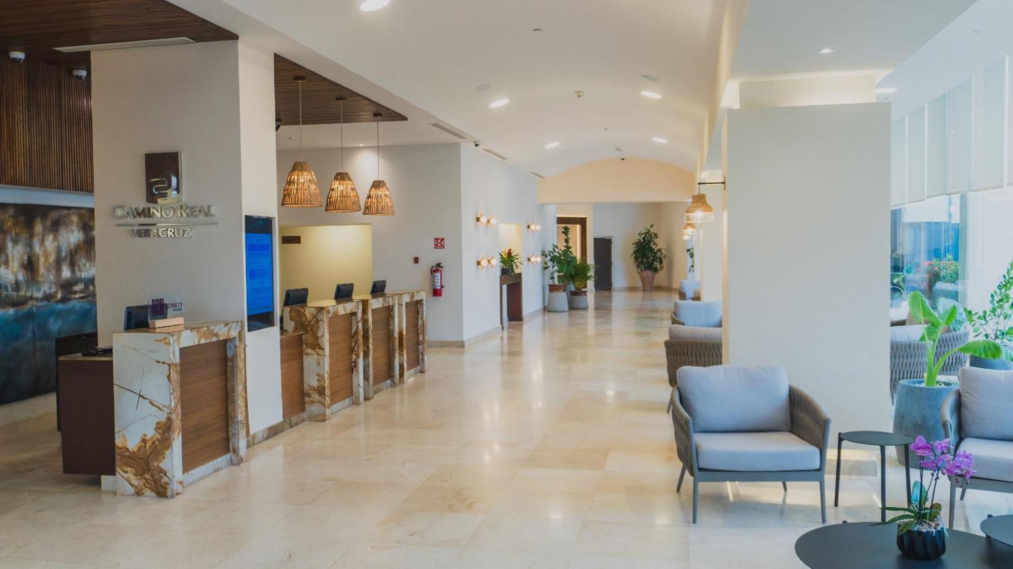 Camino Real Veracruz Exteriér fotografie Lobby