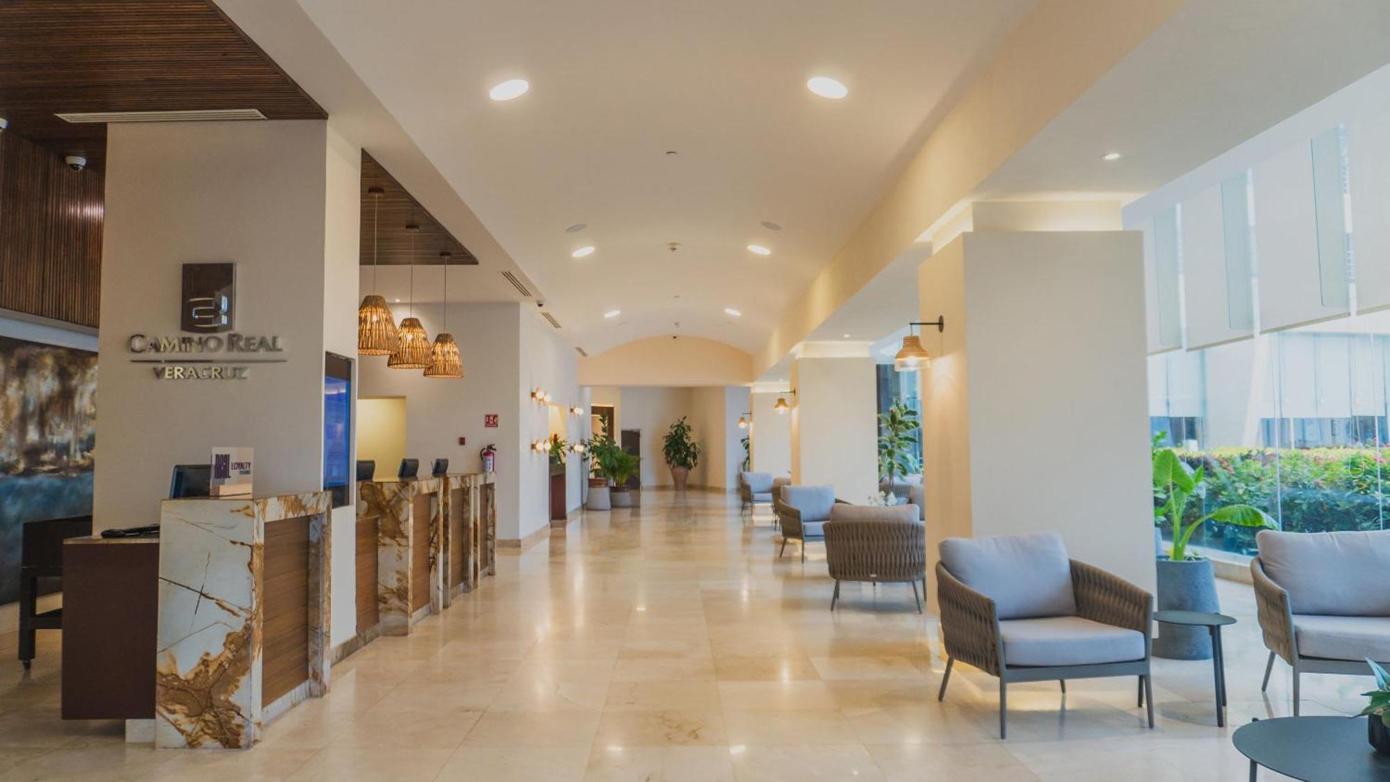 Camino Real Veracruz Exteriér fotografie Lobby